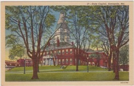 State Capitol Annapolis Maryland MD Postcard Unused - £2.33 GBP