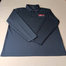 Nike STOKES AUTOMOTIVE Men&#39;s Blue Employee Uniform Polo Shirt Long Sleev... - $280.57 MXN