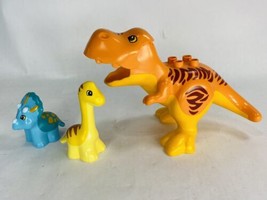Lego Duplo Jurassic World Orange T-Rex &amp; Baby Dinosaurs - £15.94 GBP