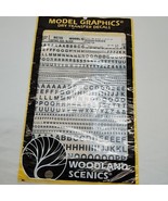 Woodland Scenics Model Graphics MG720 Gothic R.R. Black 1/16-5/16&quot; - $9.89