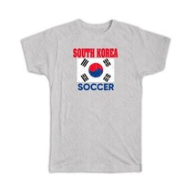 South Korea : Gift T-Shirt Distressed Flag Soccer Football Team Korean Country - £20.09 GBP