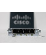 Cisco HWIC-4ESW 4 Port 10/100 Ethernet Switch Interface Card Genuine w/ ... - £8.67 GBP