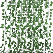 86 Ft Artificial Ivy Fake Greenery Leaf Garland Plants Vine Foliage Flow... - £19.95 GBP