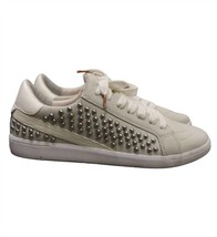 Dolce Vita women&#39;s nino stud sneaker in WHITE SUEDE - $79.00