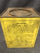 Antique 5 lb. Lubricating Graphite Tin United States Graphite Co Saginaw... - $15.84