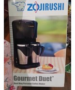 [NEW] Zojirushi Gourmet Duet Dual Mug Personal Coffee Maker Black EC-BC28 - $67.87 CAD