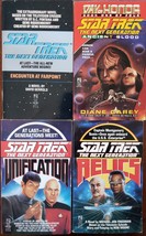 Lot of 4 STAR TREK Paperback Books: The Next Generation  - £3.95 GBP