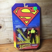 Superman Man Of Steel Conduit with Spinning Kryptonite Figure 1995 Kenner NIP - £6.19 GBP
