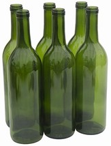6 Pk Champagne Green Wine Bottles for Bottle Holder Tree Garden Art Yard... - $22.76