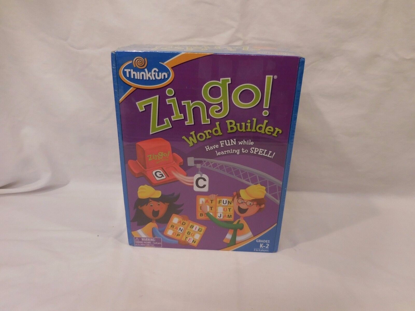 Primary image for Think Fun Zingo Word Builder Board Game Fun Learning game New Sealed