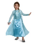 Elsa Sparkle Deluxe Frozen Disney Costume Medium 7-8 - $109.56 CAD