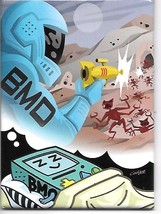 Adventure Time Animated TV Series BMO Space Dream Refrigerator Magnet NEW UNUSED - £3.13 GBP