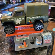 Buddy L T-5278 8" Army Transport Truck & Diagnostic Repair Shop - $35.96