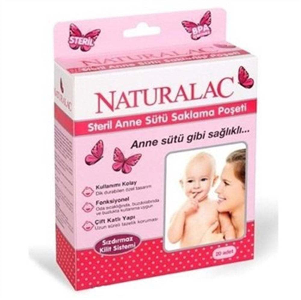 Naturalac Sterile Breast Milk Storage Bag 20 Pieces - $5.17