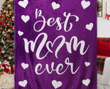 Mothers Day Gifts for Mom, Best Mom Ever Blankets Mom Blanket Gifts for ... - $20.88