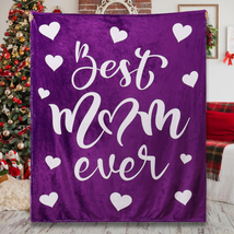 Mothers Day Gifts for Mom, Best Mom Ever Blankets Mom Blanket Gifts for Mom Soft - £25.04 GBP