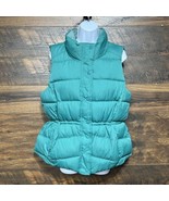 Old Navy Women Puffer Vest XL Puffer Fleece Lined Quilted Snap Zip Up Te... - $16.14