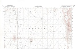 Lanfair Valley Quadrangle, California 1956 Topo Map USGS 15 Minute Topographic - £17.69 GBP