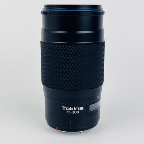 TOKINA AF 75-300mn 1:4.5-5.6 LENS Zoom 062 Japan Camera Lens, Very Good Conditio - $43.53