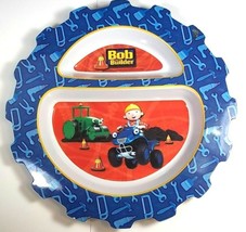 Bob the Builder round 2 part melamine plate Gear Cog shape First years 8.5&quot; - £4.10 GBP