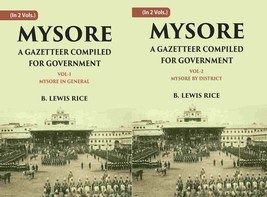 Mysore: A Gazetteer Compiled For Government Volume 2 Vols. Set - £47.03 GBP
