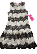 NWT Betsey Johnson black white Summer Dress  elegant dress - £43.65 GBP