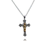 S925 Silver Personalized Vintage Virgin Mary Cross Virgencita Necklace - $160.00