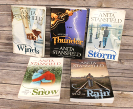 Anita Stansfield lot 5 trade paperbacks Storm Rain Snow Thunder Hope Novels-VG - $13.97