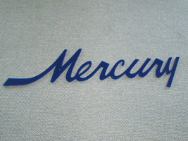 Mercury Script badge emblem Wall Sign - $19.95