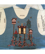 Daisy kingdom jumpstart instant jumper bodice fabric panel adult size bi... - $19.75