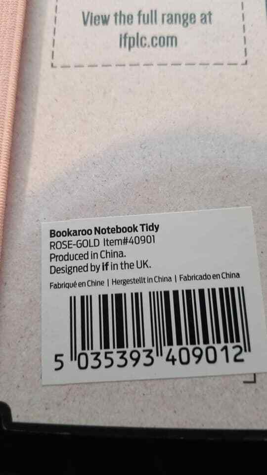 Bookaroo Notebook Tidy - Rose Gold (LOC BK-4) Item image 2