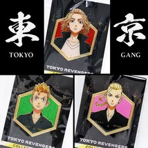 Tokyo Revengers Tokyo Manji Gang Leaders Pin Set Figure Takemichi Mikey Draken - £23.52 GBP