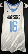 John Hopkins Womens Basketball Jersey XS White 16 - £12.50 GBP