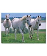 NEW MELISSA &amp; DOUG WHITE STALLIONS  100 PC PUZZLE - £10.86 GBP