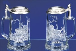 Linda Picken Labrador Glass Stein - Germany - $39.58