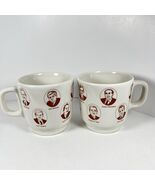 Fishs Eddy Famous Republicans Ceramic Coffee Mug Bush Hoover Nixon Agnew... - $22.19