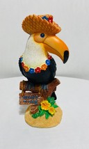 Multicolor Resin Tropical Aloha Exotic Toucan Sculpture Decor for Lawn Porch - £18.91 GBP