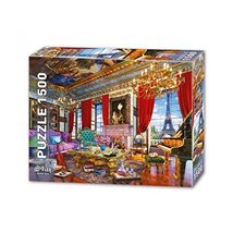 LaModaHome 1500 Piece A Palace in Paris Jigsaw Puzzle for Family Friend Game Nig - £26.15 GBP