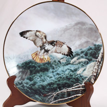 Soaring Majesty Collector Plate The Red Tailed Hawk 4th Issue Fine China Bradex - £10.65 GBP