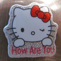 Hello Kitty How Are You Vintage Like Are You Sticker with Sticker Glitte... - $9.18