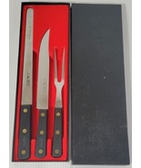 Sabatier Lion 3 piece Knife Carving Set: Fork, 9.75&quot; Slicing, 7.75&quot; Carv... - €42,21 EUR