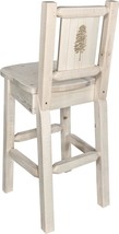Montana Woodworks Homestead Collection Counter Height Barstool with Pine... - £527.20 GBP