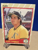 Jose Canseco 1989 Fleer Baseball Card - £19.65 GBP