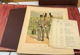 1890 Uniform of the Amy of the United States Lithograph Art Print Book 1st Ed. image 9