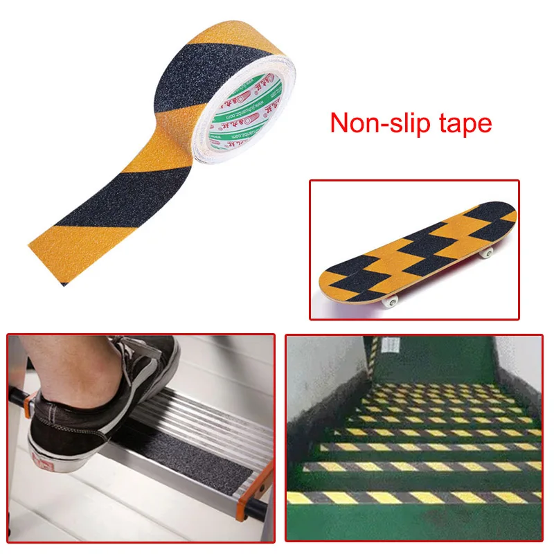 House Home 1PC 5M Non Slip Safety Tape Anti-Slip Indoor/Outdoor Stickers Strong  - £19.69 GBP