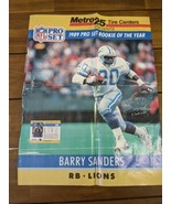 NFL Pro Set 1988 Barry Sanders Trading Card Poster 17&quot; X 22&quot; - $27.49 CAD