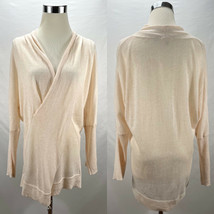 Anthropologie Knitted &amp; Knotted Surplice Long Pullover Sweater Lightweight Tunic - £22.45 GBP