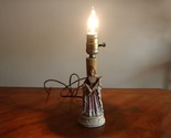 Vintage Boudoir Lamp Porcelain Victorian Colonial Lady Playing Instrumen... - $21.95