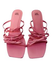 Pink Wild Fable Size 11 Women's Marcella Strappy Slip-on Heels Memory Fo... - $6.80