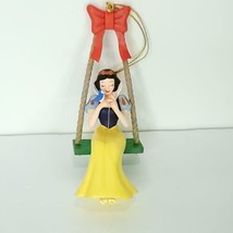 Disney Grolier Snow White Swinging Holding Bird Christmas Ornament 4.5 in - £19.41 GBP